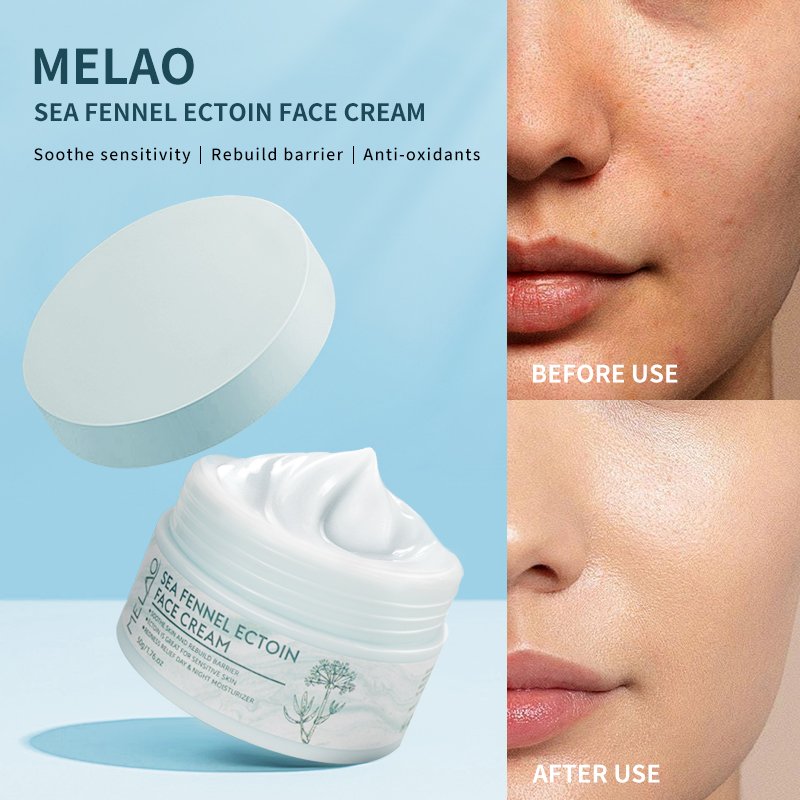 Redness Reducing Soothing Moisturizing Cream Anti Acne Skin Repair Sensitive Skin Ectoin Cream Sea Fennel Face Cream