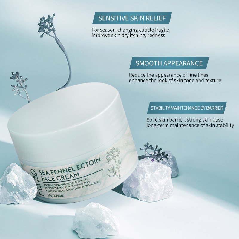 Redness Reducing Soothing Moisturizing Cream Anti Acne Skin Repair Sensitive Skin Ectoin Cream Sea Fennel Face Cream