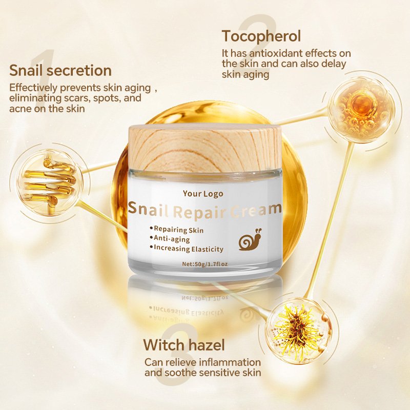 Best Face Cream for Skin Deep Nourishing Skin Organic Snail Natural Extract Snail Face Cream