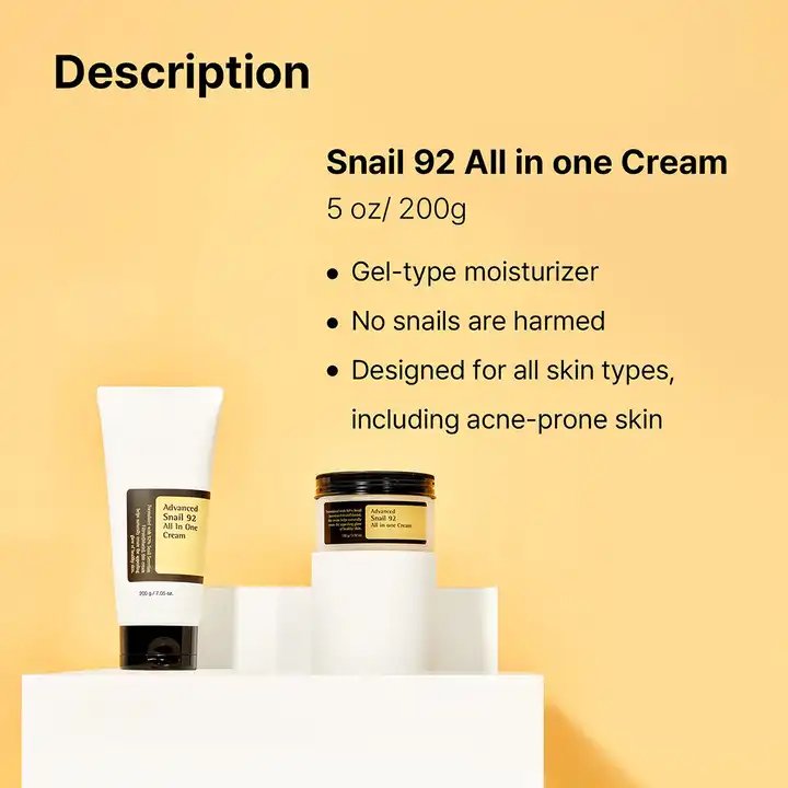 Best Private Label Women Moisturizing Brightening Skin Care Face Whitening Cream Beauty Anti Aging Collagen Snail Face Cream