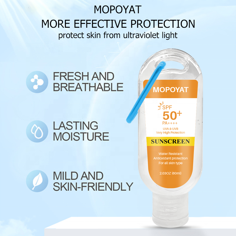 MOPOYAT Wholesale Factory Manufacturer Natural Private Label Face Skin Care Whitening Sunblock Sun Screen Lotion Sunscreen Cream