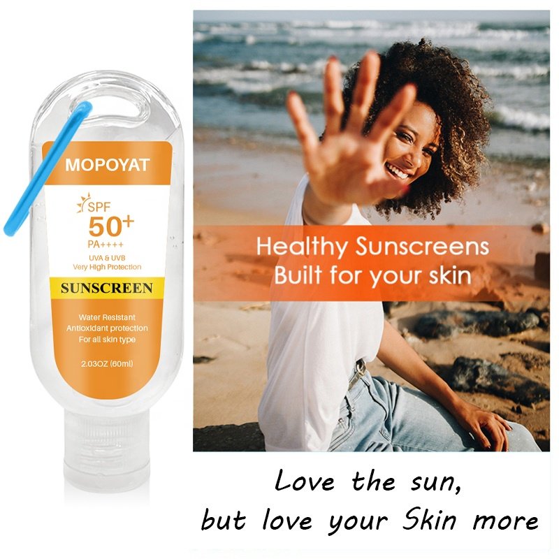 MOPOYAT Wholesale Factory Manufacturer Natural Private Label Face Skin Care Whitening Sunblock Sun Screen Lotion Sunscreen Cream