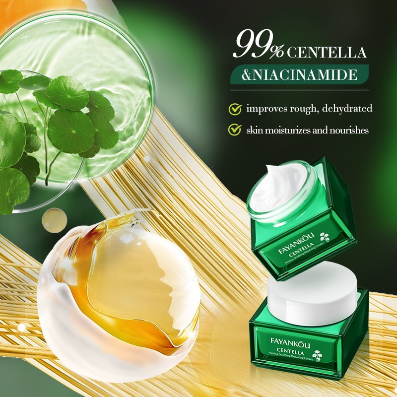 OEM SADOER Private Label Centella Nourish Beauty Skin Care Cosmetic Product Deep Moisturizing Soothing Whitening Face Cream