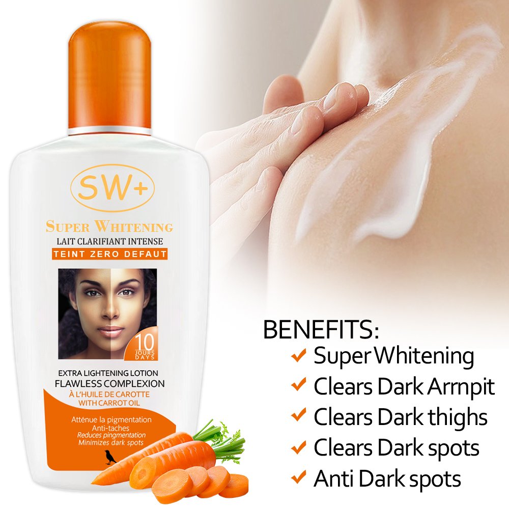 Extra Whitening Anti-Dark Spot Body Lotion Sunscreen SPF 35 Glowing Moisturizer for Face and Private Areas Face Cream & Lotion