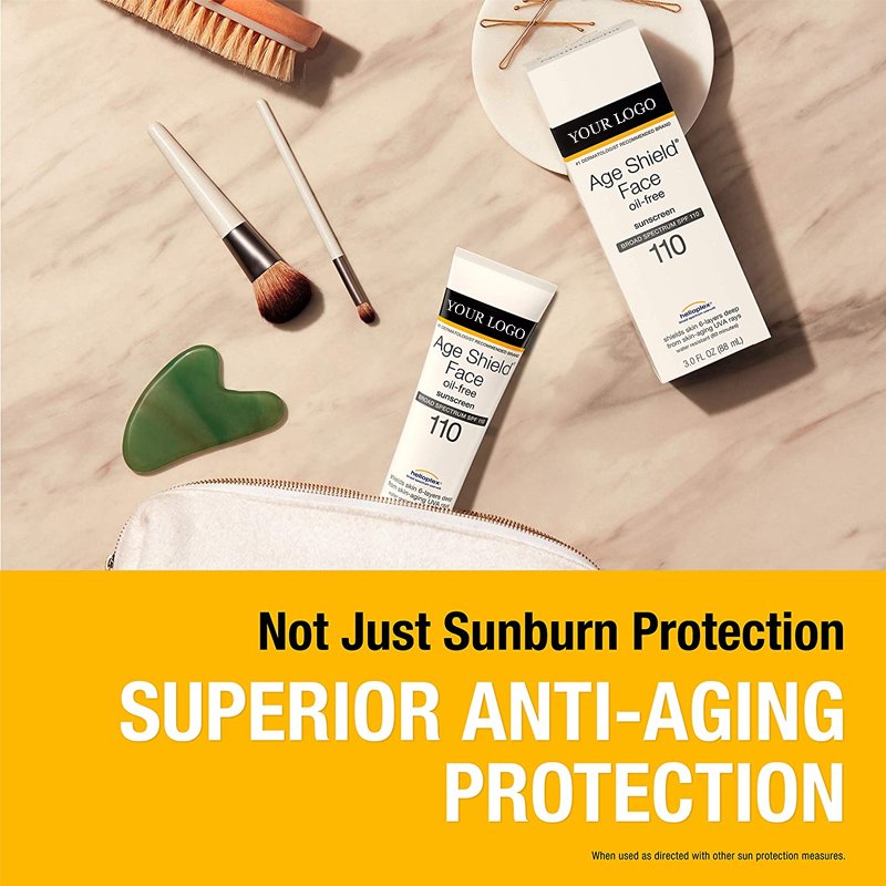Private Label Natural Sunscreen Lotion SPF 110 Sunscreen Moisturizer Whitening Organic Sunscreen Cream