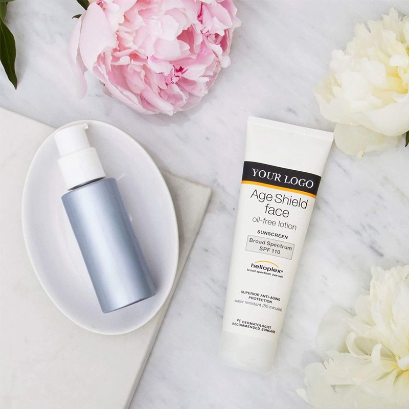 Private Label Natural Sunscreen Lotion SPF 110 Sunscreen Moisturizer Whitening Organic Sunscreen Cream