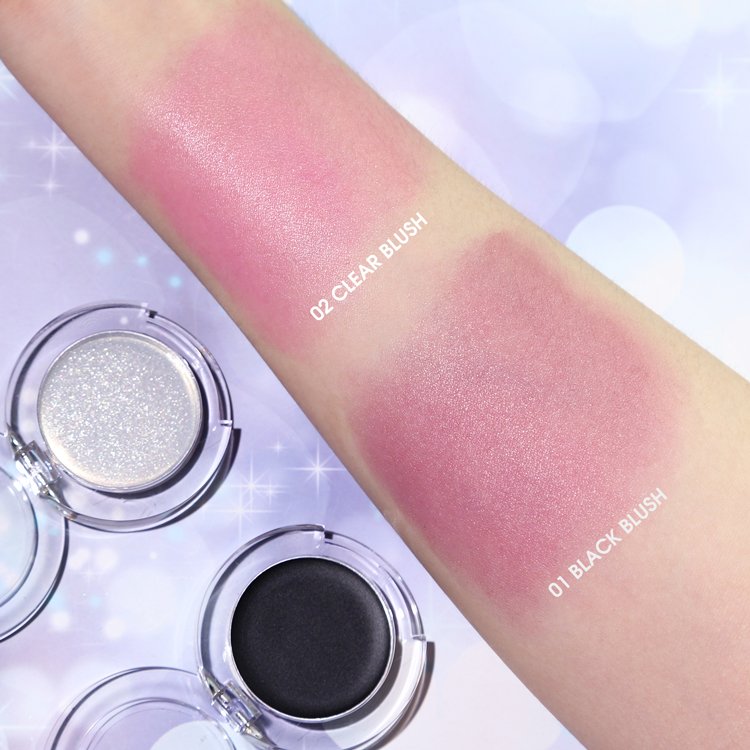 Pink Creamy Lip Blush Own Brand Vegan Palette Private Label Makeup Black transparent shimmer Color-Changing Blusher