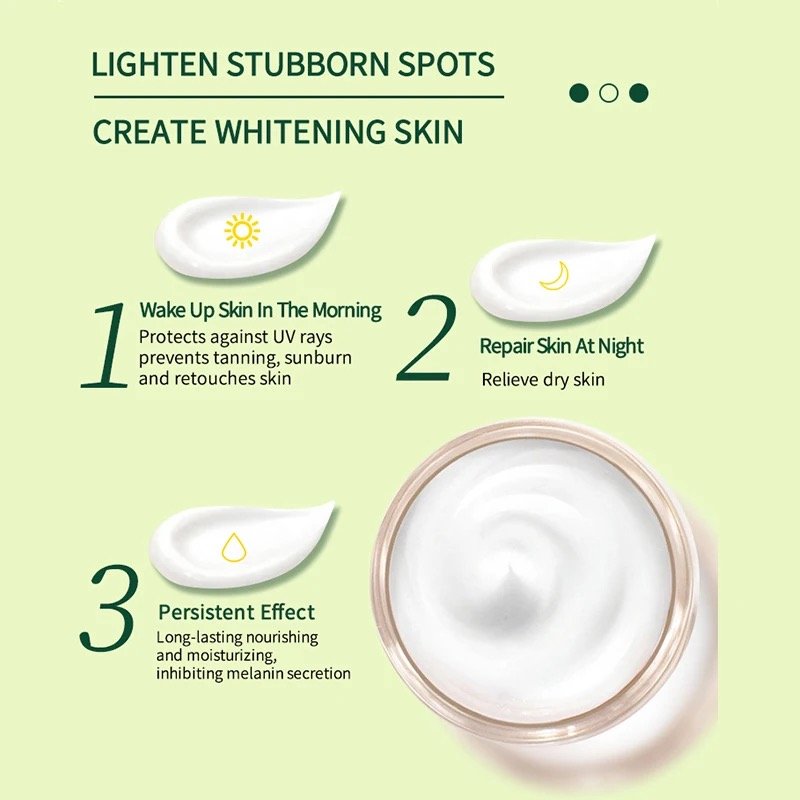 Free Sample Anti Freckle Whitening Deep Moisturizing Removal Dark Spot Corrector Spot Remover Face Cream Black Day Adults XL