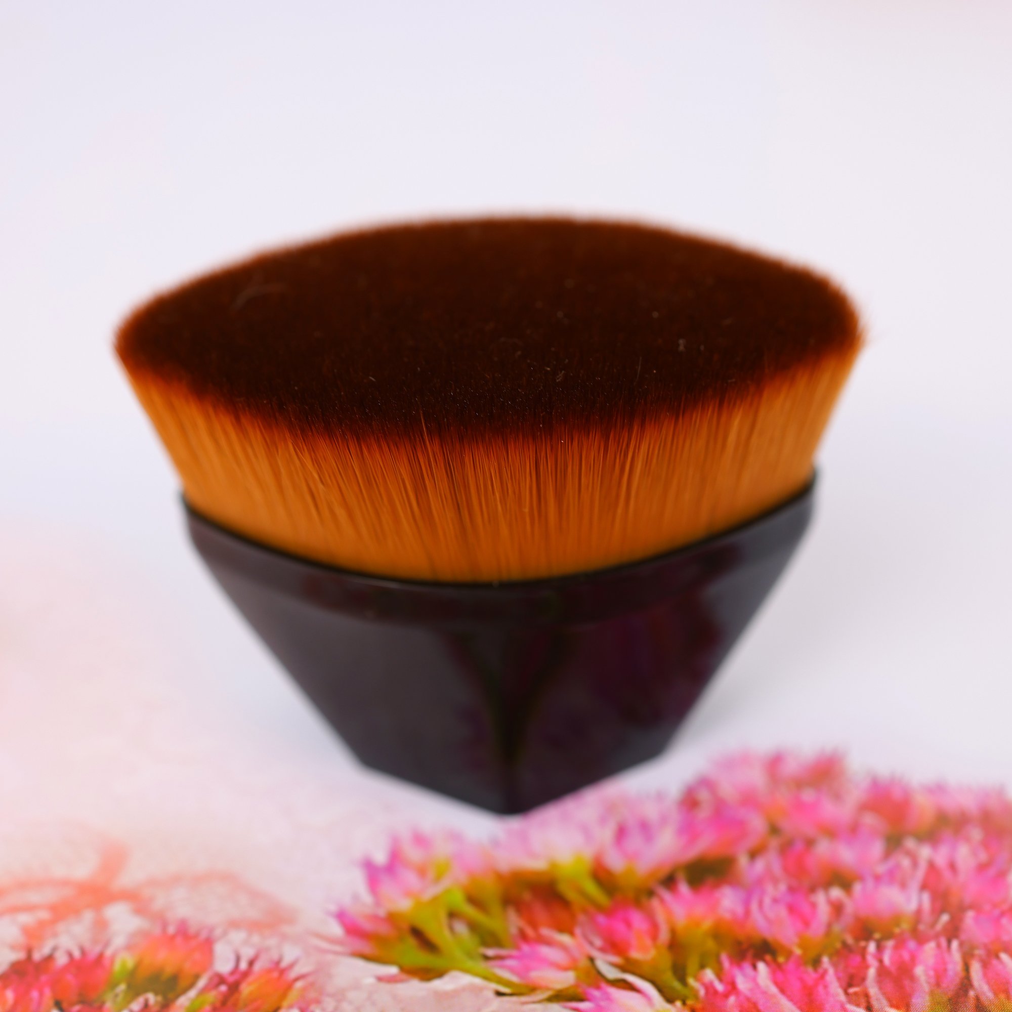 Flat BB Cream Brush Portable Single Makeup Brush Foundation Makeup Brush with Case Hot Sale New Fashionable