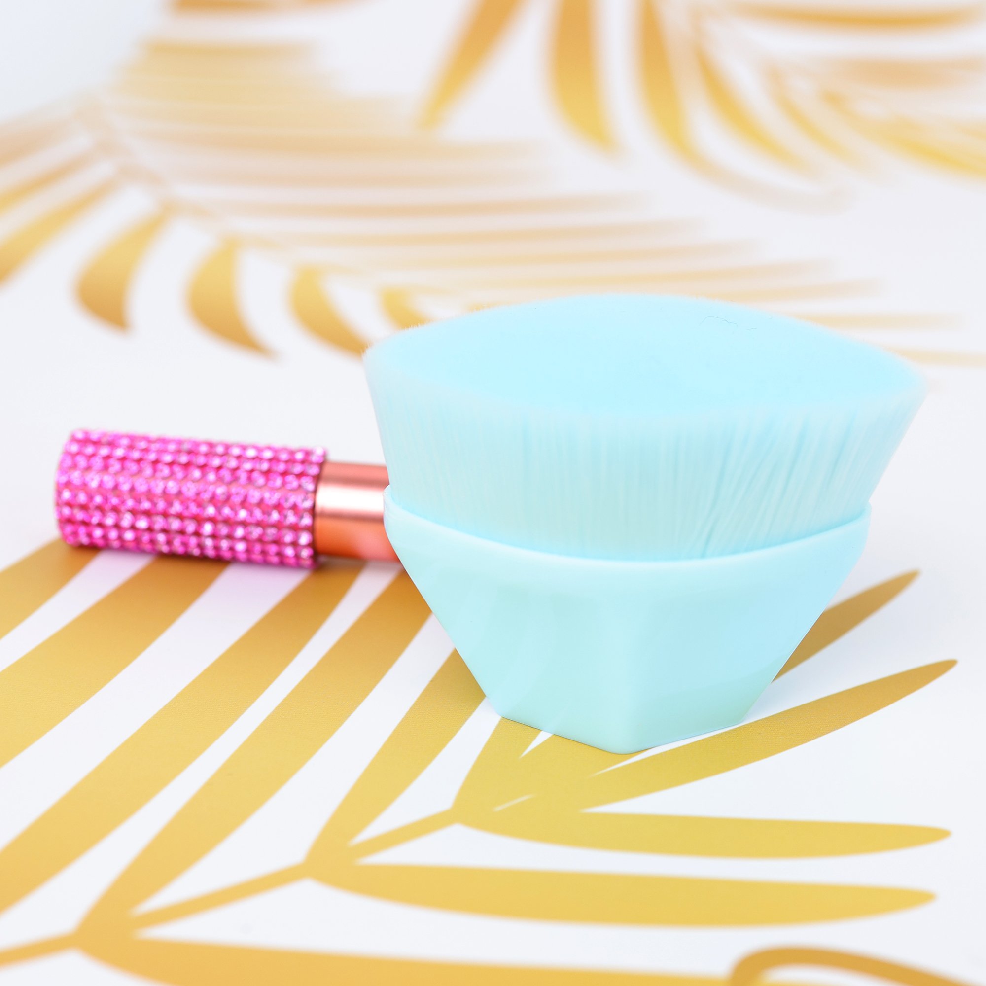 Flat BB Cream Brush Portable Single Makeup Brush Foundation Makeup Brush with Case Hot Sale New Fashionable