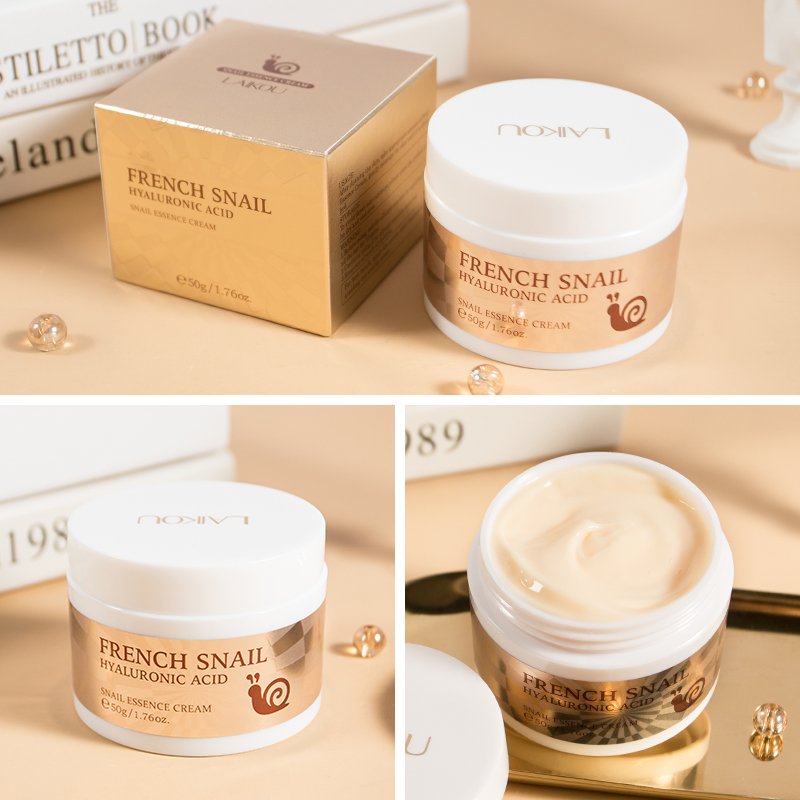 OEM/ODM LAIKOU lightening cream skin face cream whitening snail repairing mucin cream