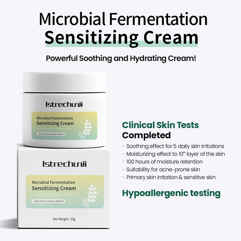 Microbial Fermentation Skincare Sensitive Skin Anti-Aging Anti-Wrinkle Repair Soothing Moisturizing Face Cream