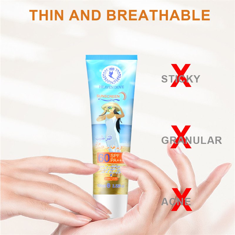 100mL Organic Long Lasting Sun Protection Sweatproof Sunscreen Spf 60 Or 90 Sunblock Sunscreen Sun Cream