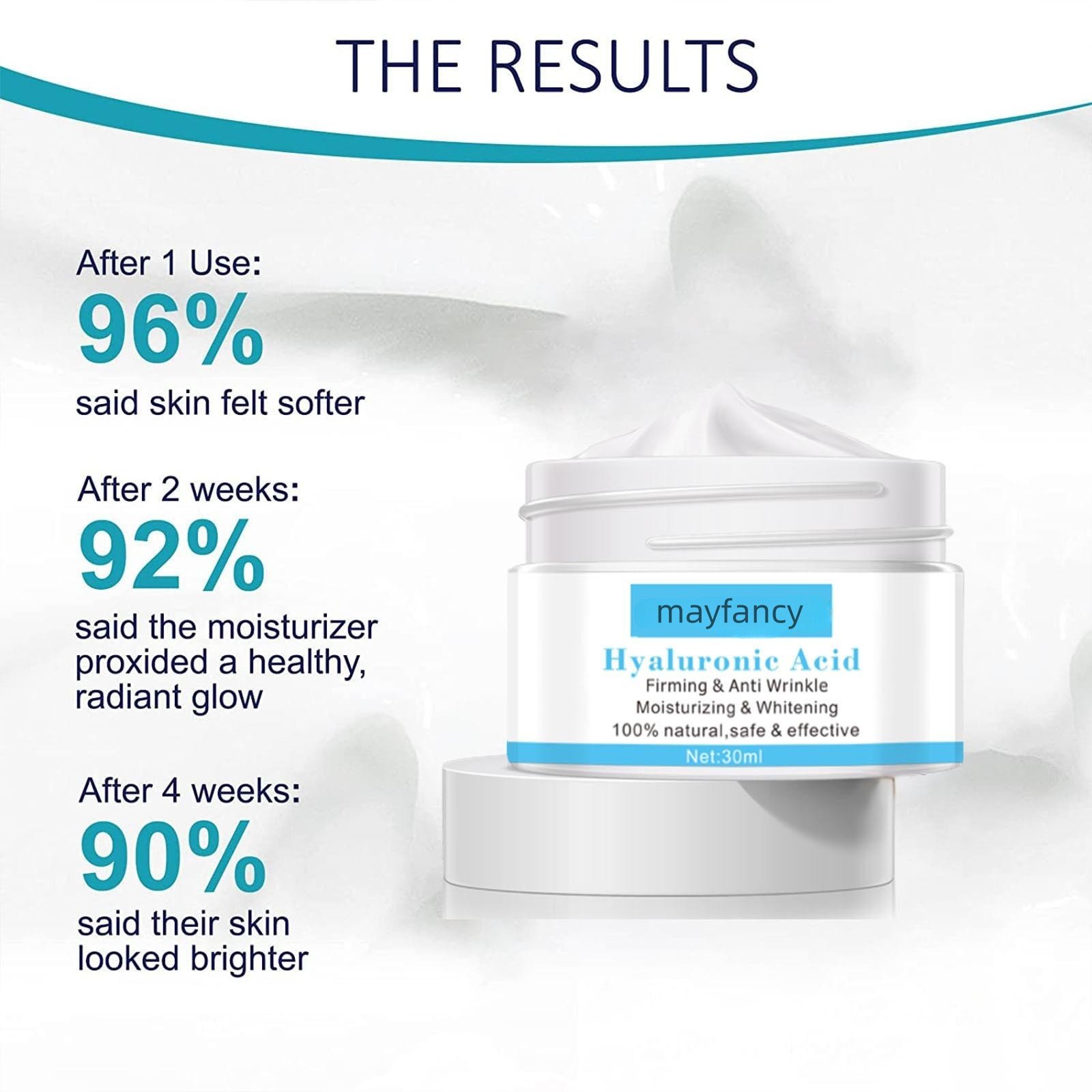 Low MOQ private label super hydrating acid Face Cream 30ml