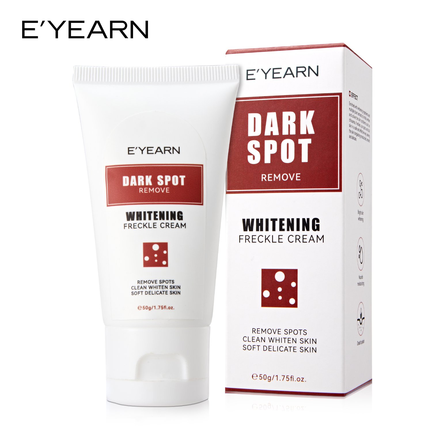 OEM Private Label Whitening Freckle Cream 50g Remove Melasma Dark Spots Brightening Skin Arbutin Niacinamide Lighten Face Cream