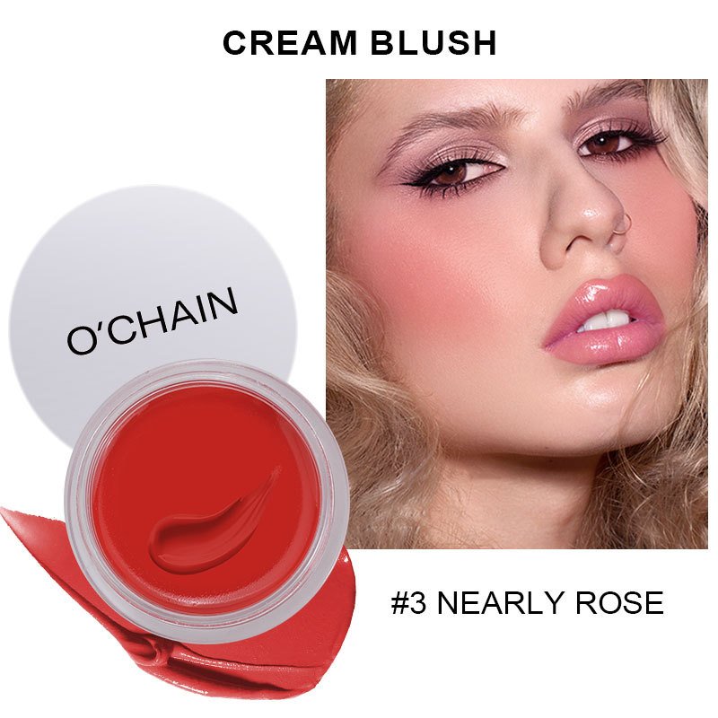 Private Label Long-lasting Blush Cream Face Cheek Blush Contour Palette Private Label Make Up Custom Your Logo