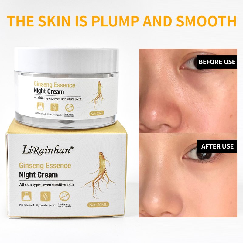 oem odm service wholesale ginseng essence night face cream anti aging whitening lifting moisturizing personal care spa salon