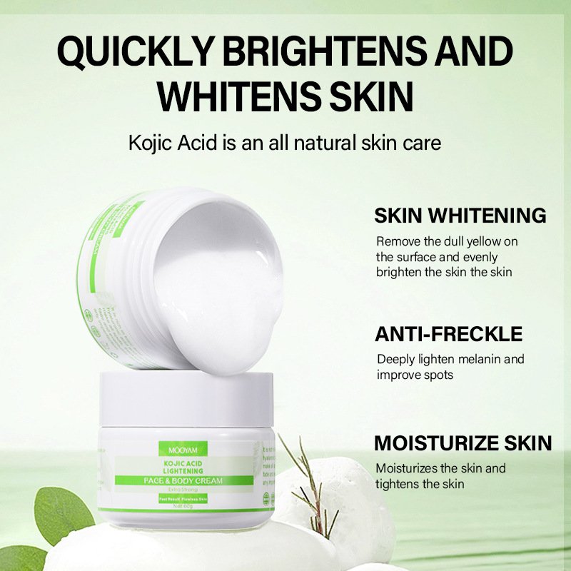 Hot Sale Kojic Acid Moisturizing Cream Anti Aging Wrinkle Dark Spot Whitening Face Cream
