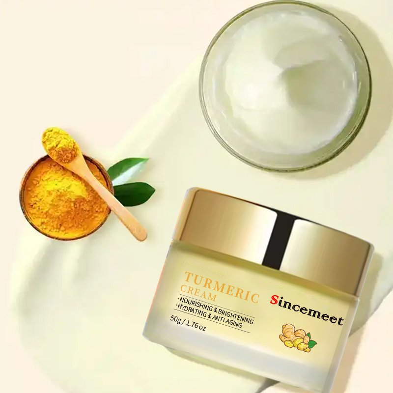 Customized Private Label Turmeric Cream Anti Acne Strong Effect Whitening Turmeric Face Cream For Acne Treatment Facial Cream