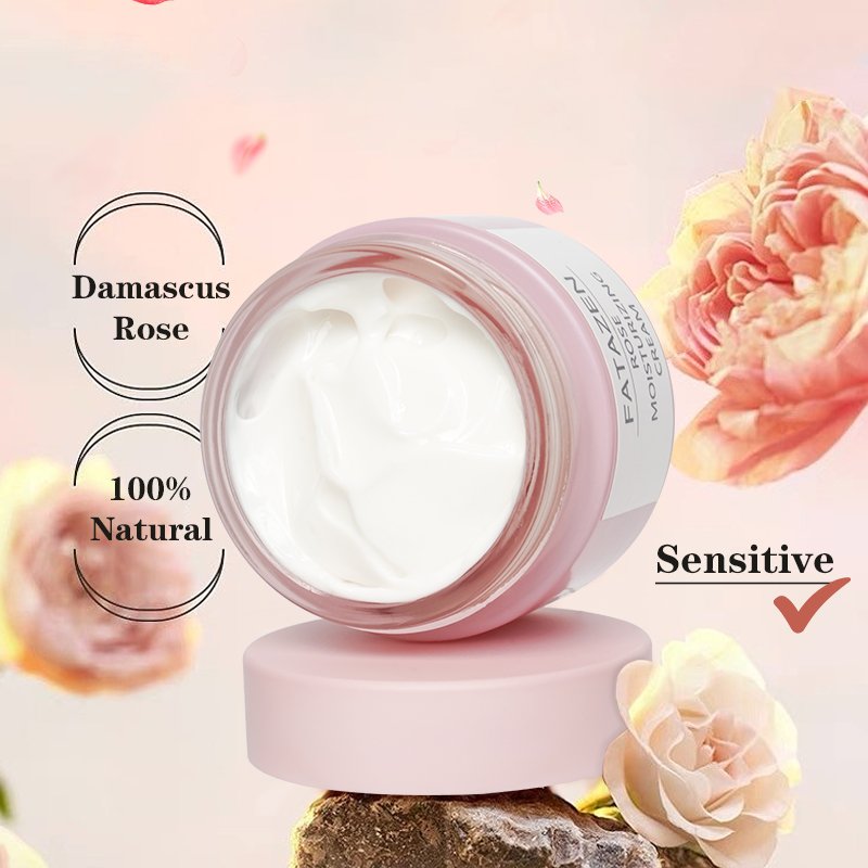 Wholesale Private Label Long Lasting Hydration Damascus Rose Moisturizing Cream Aloe Vera OEM Skin Rose Moisturizer
