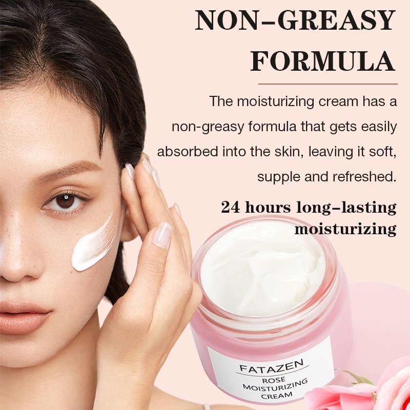 Wholesale Private Label Long Lasting Hydration Damascus Rose Moisturizing Cream Aloe Vera OEM Skin Rose Moisturizer
