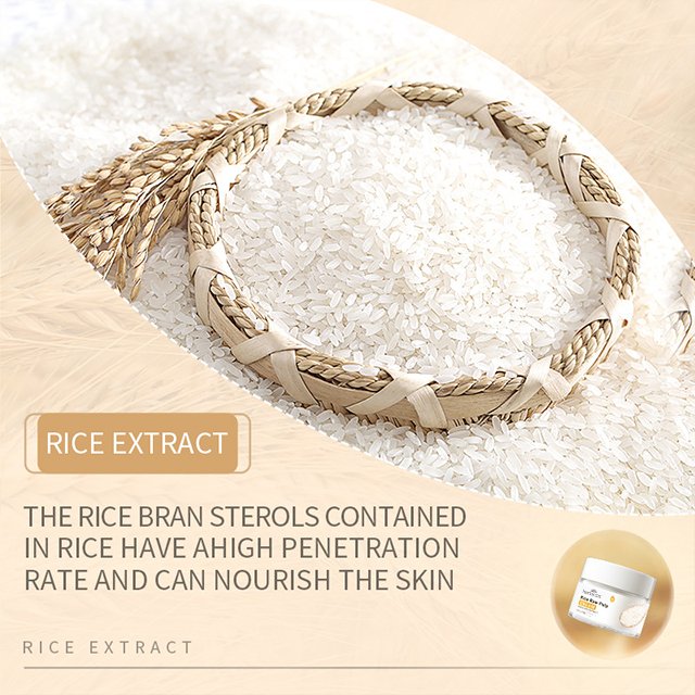 Herbicos popular Whitening Nourishes Face Cream Shrinks Pores Long Lasting Moisturizing Rice Raw Pulp Cream