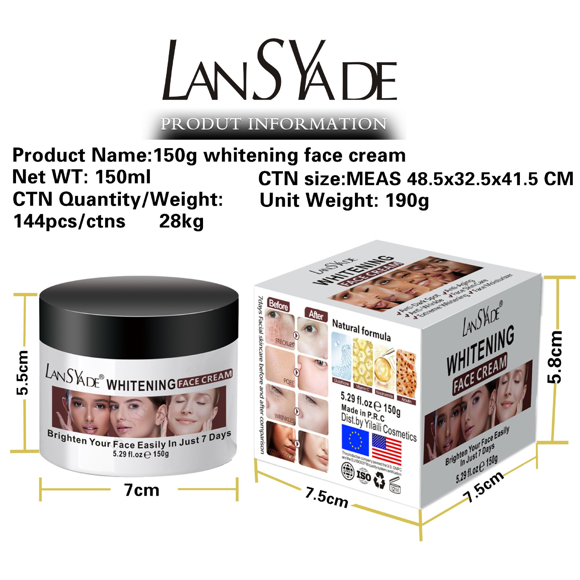 Wholesale Skin Cream for Dark Skin Dark Knuckle Whitening Cream