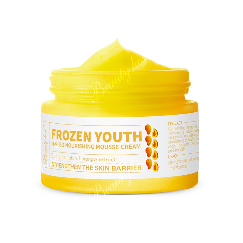 Peach Elasticity Ice Mousse Cream Kiwi & Perilla Antioxidant Face Cream 50g Mango Nourishing Blueberry Anti-aging Facial Cream