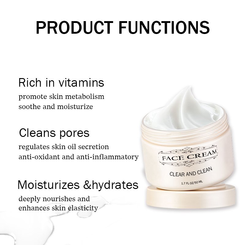 Korean Face Cream Collagen Turmeric Aloe Vera Niacinamide Shea Butter Salicylic Acid Cream for pimples pimple remover