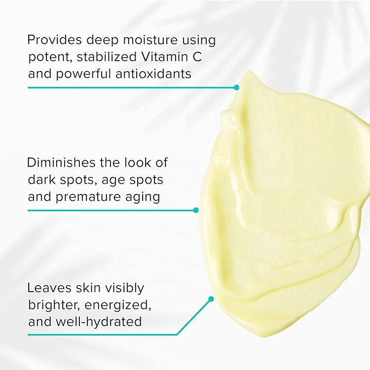 Face Cream Vitamin C Niacinamide Hydrating Reduces Dark Spots Skin Care Antioxidant Facial Lotion