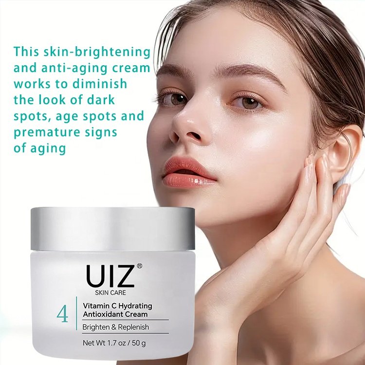 Face Cream Vitamin C Niacinamide Hydrating Reduces Dark Spots Skin Care Antioxidant Facial Lotion