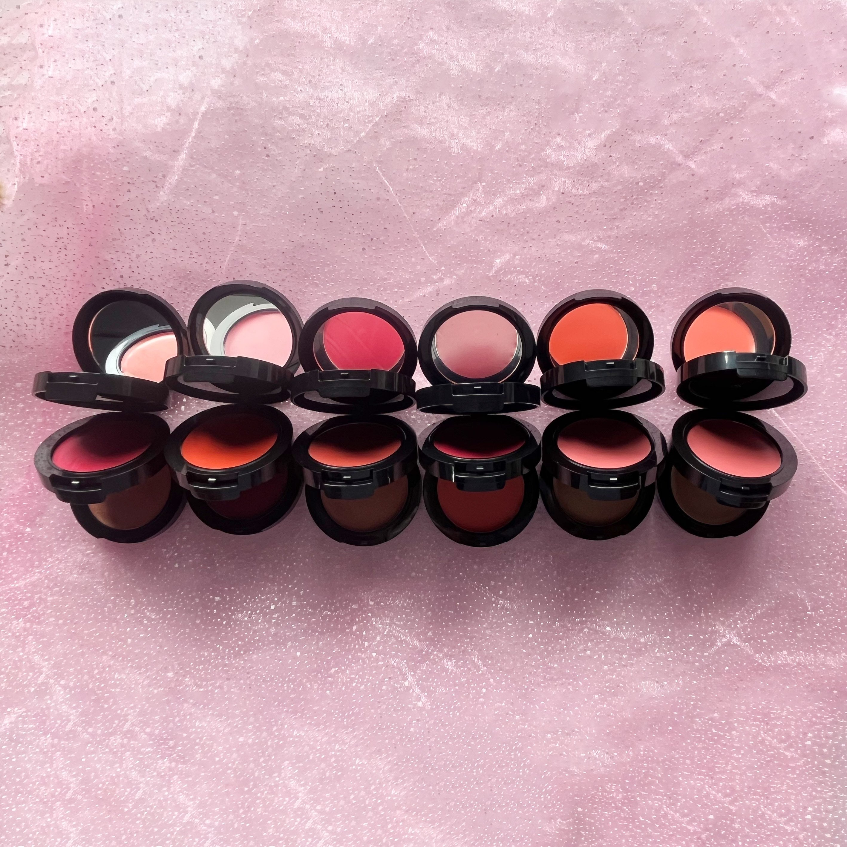 New 3 In 1 Matte Blush Highlighter Contour Palette Shiny Face Makeup Palette Female Cosmetics