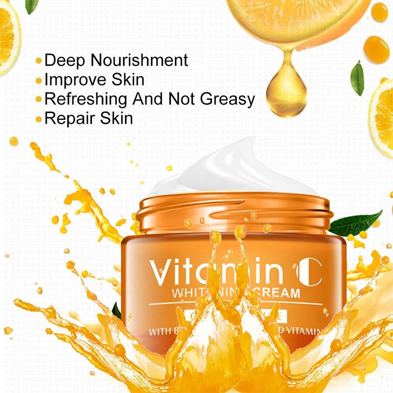 Hot Sale Facial Whitening Remove Dark Spots Anti Freckles Brightening Skin Vitamin C Face Cream