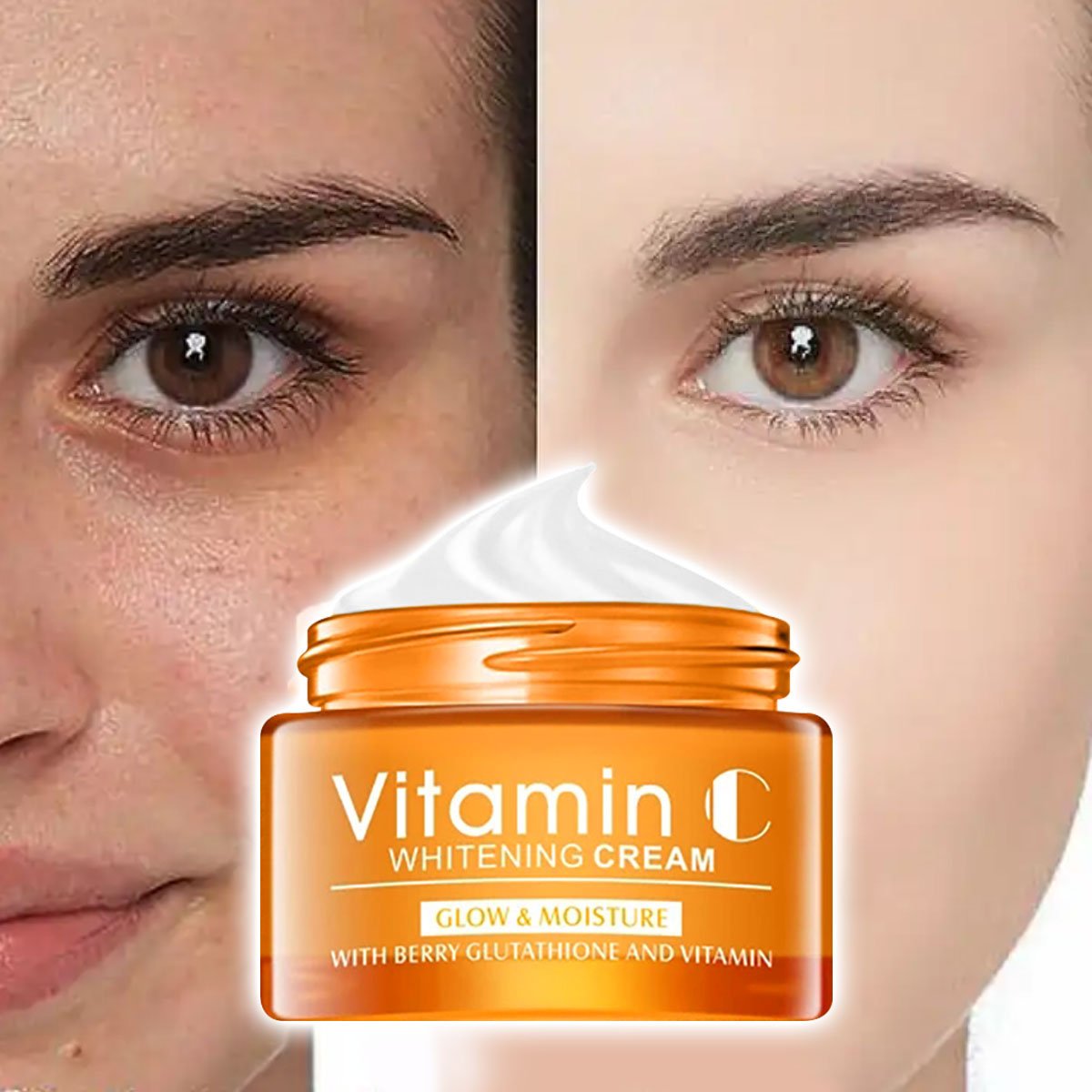 Hot Sale Facial Whitening Remove Dark Spots Anti Freckles Brightening Skin Vitamin C Face Cream