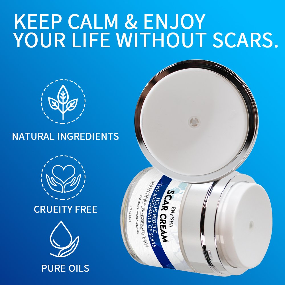 Herbal Tummy Leg Face Silicone Scar Cream Pimples Stretch Marks Remove Cream Strong Effective Acne Scar Removal Cream