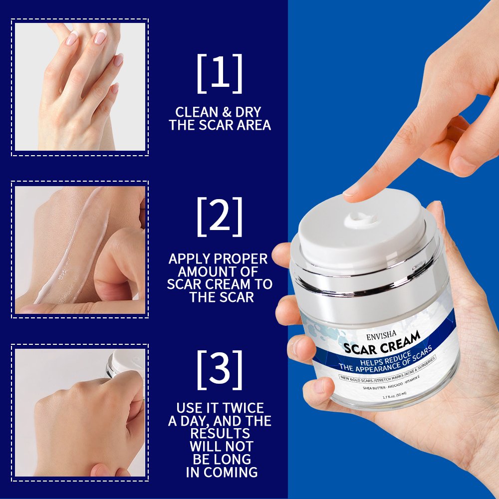 Herbal Tummy Leg Face Silicone Scar Cream Pimples Stretch Marks Remove Cream Strong Effective Acne Scar Removal Cream