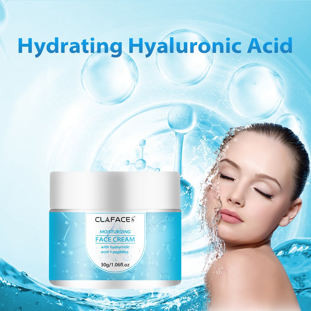 Custom Logo Women Moisturizer Hydrating Nourishing Soft Moisturizing Hyaluronic Ccid Face Cream