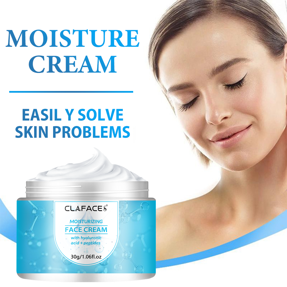 Custom Logo Women Moisturizer Hydrating Nourishing Soft Moisturizing Hyaluronic Ccid Face Cream