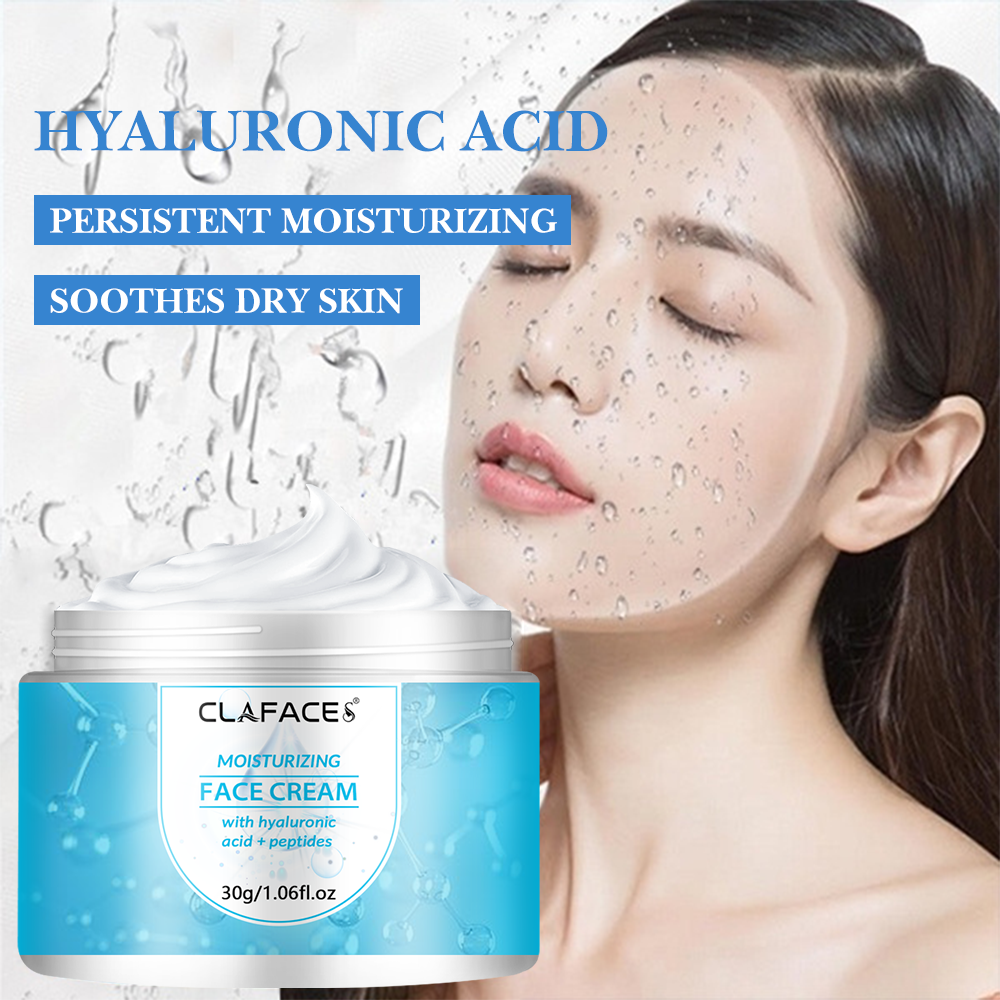 Custom Logo Women Moisturizer Hydrating Nourishing Soft Moisturizing Hyaluronic Ccid Face Cream
