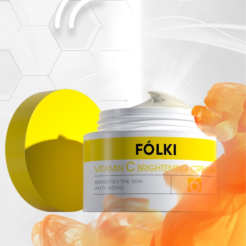 OEM private label 50g/bottle Anti Wrinkle Firming Moisturizing and remove fine line Vitamin C brightening cream for face care