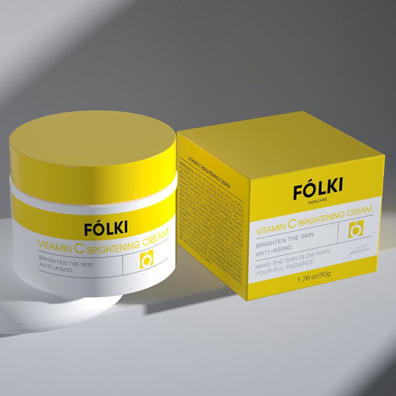 OEM private label 50g/bottle Anti Wrinkle Firming Moisturizing and remove fine line Vitamin C brightening cream for face care