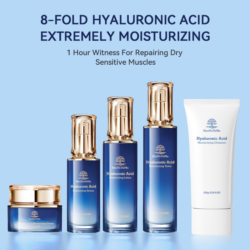 OEM/ODM Organic Vegan Natural Skin Care Set Moisturizing Brightening Face Cream Anti Aging Facial Set Skincare Set