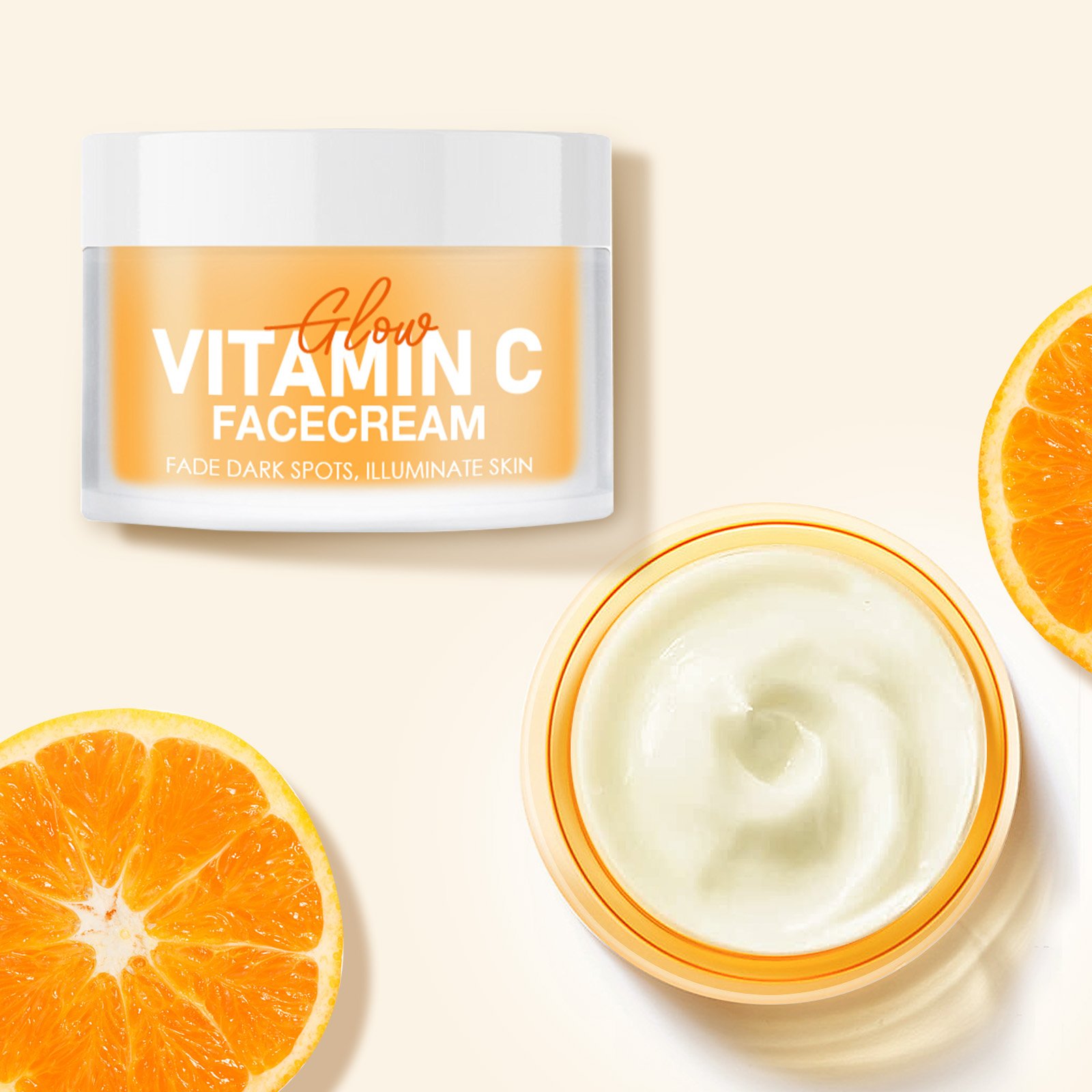 OEM/ODM Private label Natural Organic Repair Whitening Brightening Remove Dark Spots vitamin c face cream