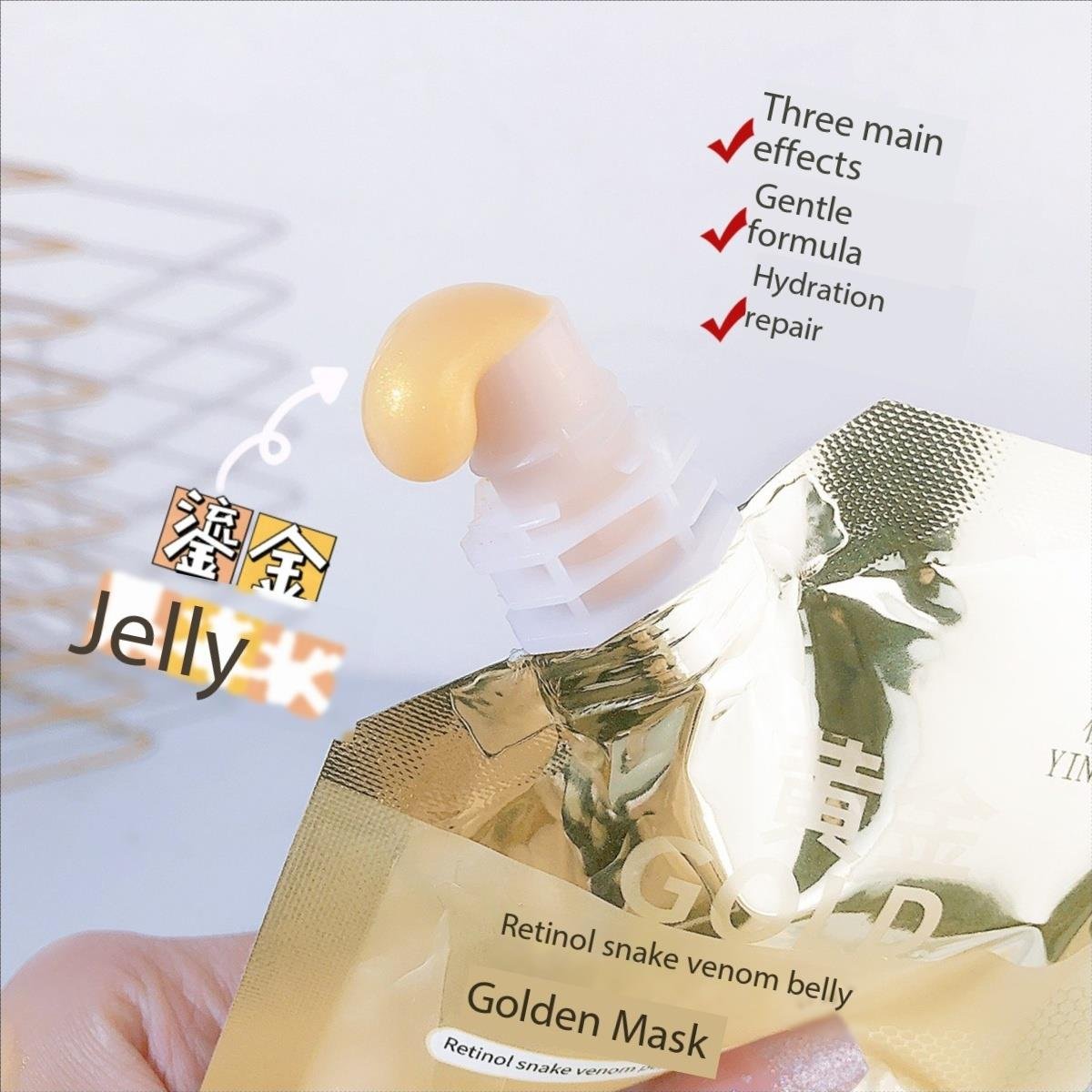 Beauty Facial mud Korean Cosmetics Skincare Collagen Powder Facial Mud Best SPA Peel Off Rose Vegan Green Quantity