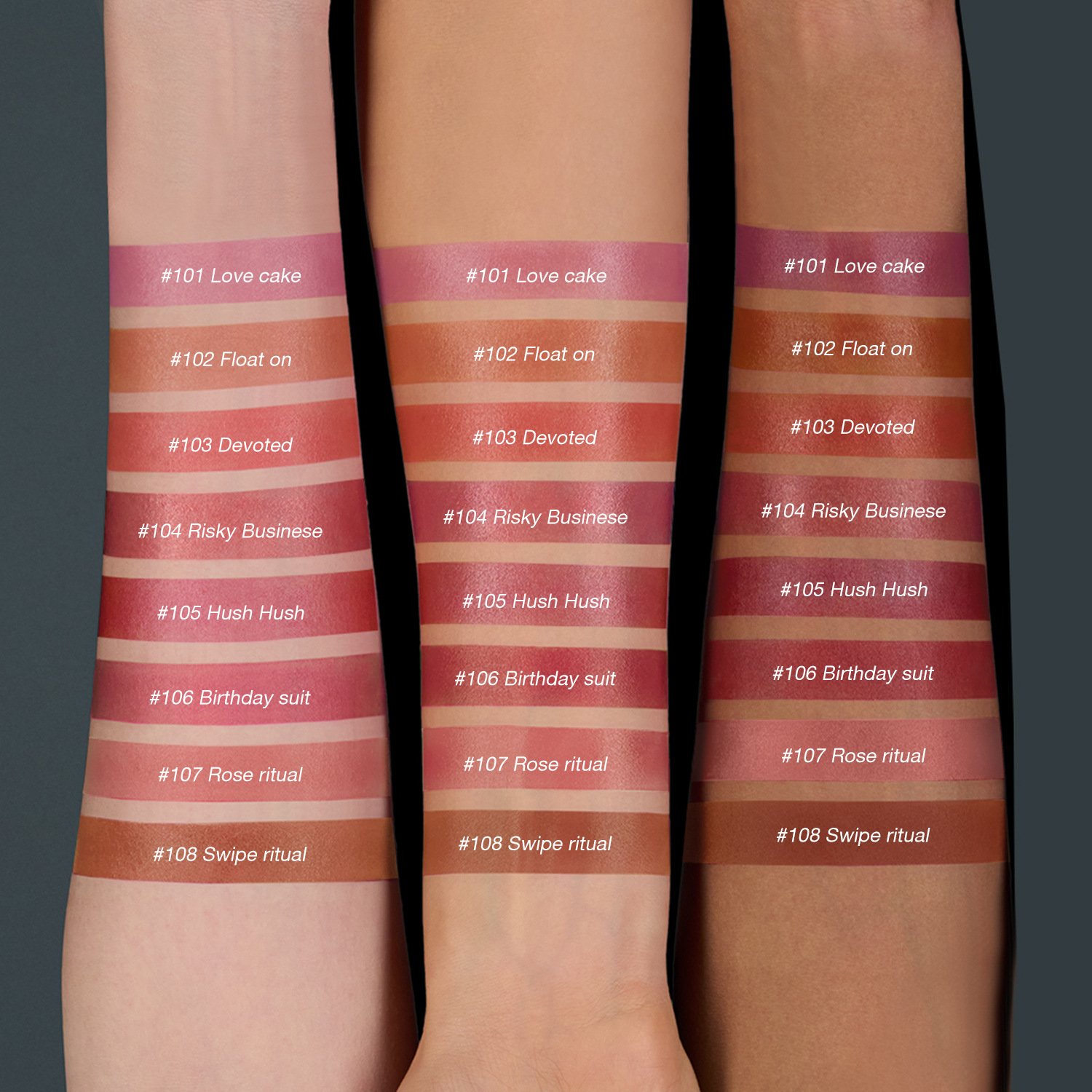 Private Label Makeup Liquid Cream Pink Blush Maquillaje