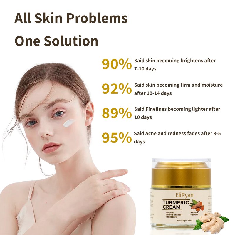 Best Organic Vegan Whitening Antiaging Lightening Anti Aging Wrinkles Vitamin C Turmeric Face Cream