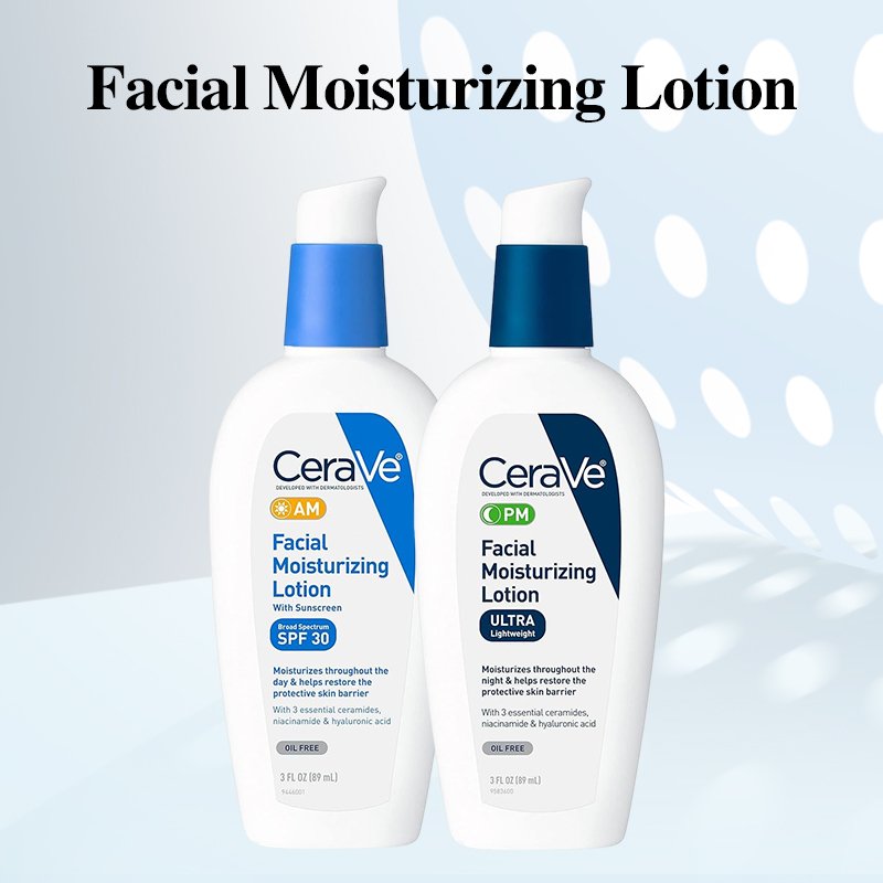 CeraV produits AM Face Moisturizer with SPF 30 CeraVess Products PM Face Moisturizer Day & Night Face Lotion 89ml Skin Care Set