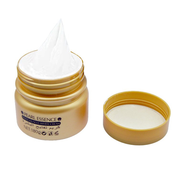 Private Label 180g Pearl Essence Moisturizing Brightening 7 Day Korean Face Body Skin Whitening Face Cream For Black Skin