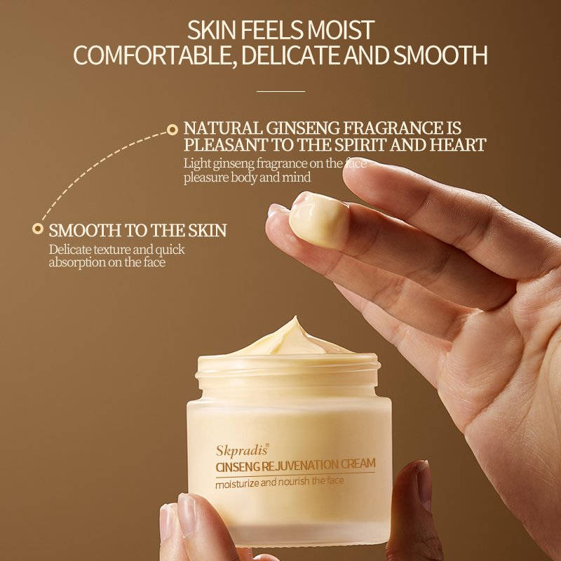 Hot Sell Ginseng Face Cream Korean Collagen Organic Moisturizing Aging And Wrinkles Best Whitening Face Cream & Lotion