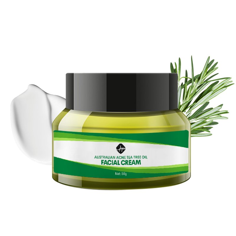 Natural Tea Tree Oil Acne Treatment Face Cream Oil Control Minimize Pores Anti Acne Cream